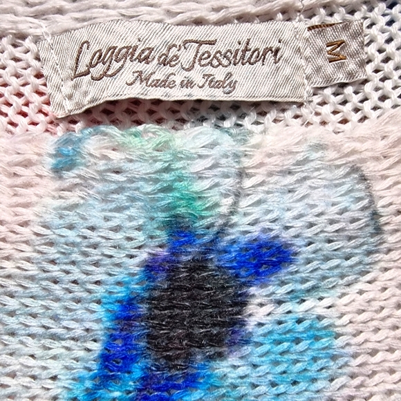 Loggia de Tessitori Made it Italy Batwing Sleeves Lightweight Knit Sweater - Picture 8 of 8